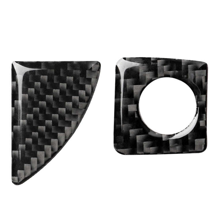Car Carbon Fiber Glove Box Switch Decorative Sticker for Lexus IS250 300 350C 2006-2012, Left Drive
