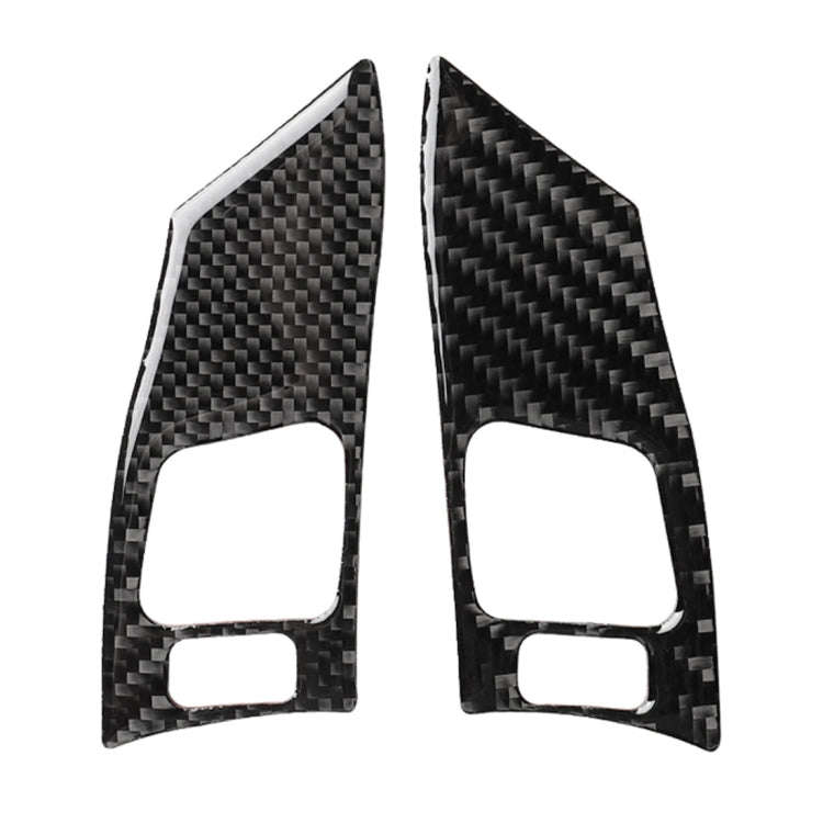 Car Carbon Fiber Steering Wheel Button B Decorative Sticker for Lexus IS250 300 350C 2006-2012, L...