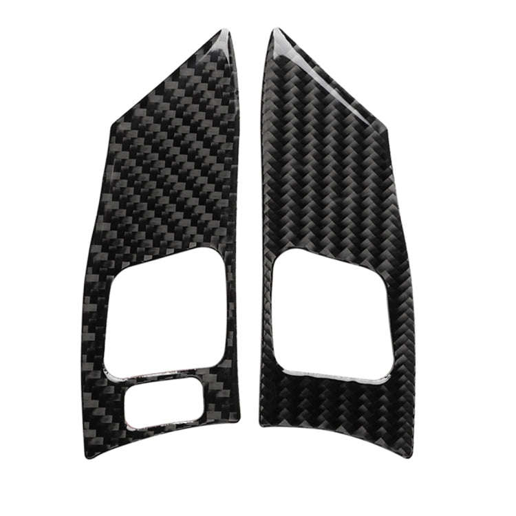 Car Carbon Fiber Steering Wheel Button A Decorative Sticker for Lexus IS250 300 350C 2006-2012, L...