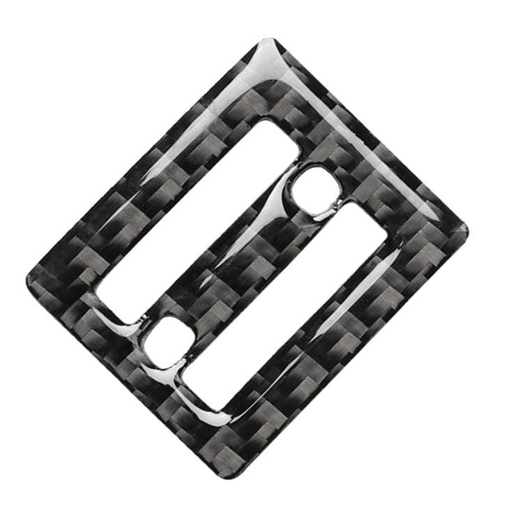 Car Carbon Fiber Middle Air Outlet Decorative Sticker for Lexus IS250 300 350C 2006-2012, Left an...