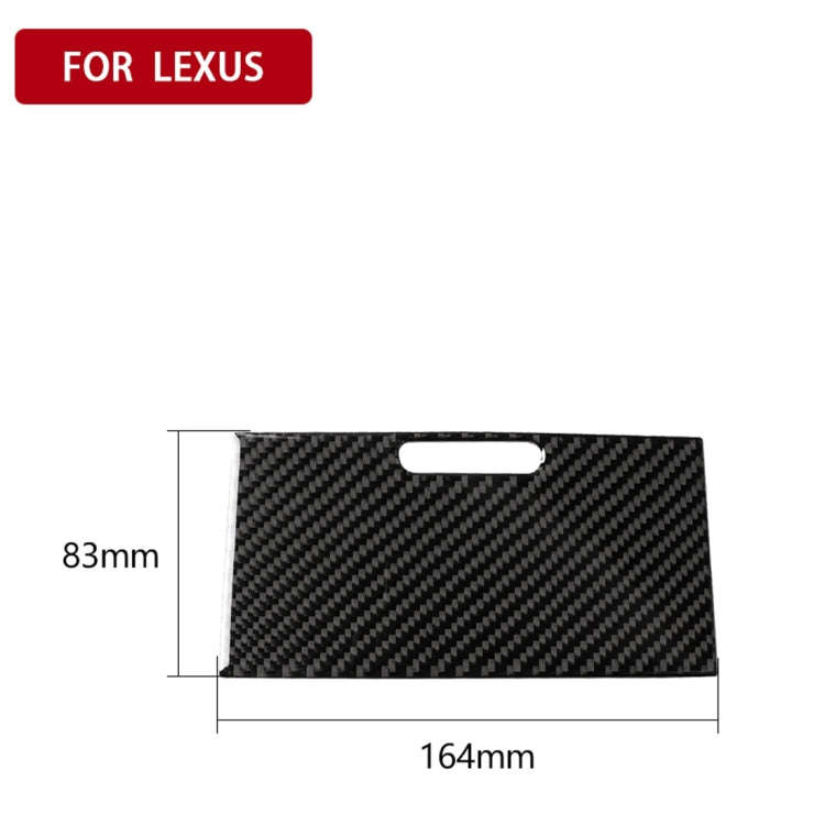 Car Carbon Fiber Cigarette Lighter Panel Decorative Sticker for Lexus IS250 300 350C 2006-2012, L...