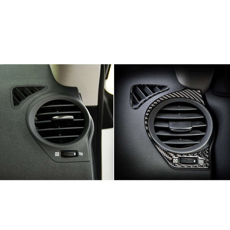 Car Carbon Fiber Small Left and Right Air Outlet Decorative Sticker for Lexus IS250 300 350C 2006...
