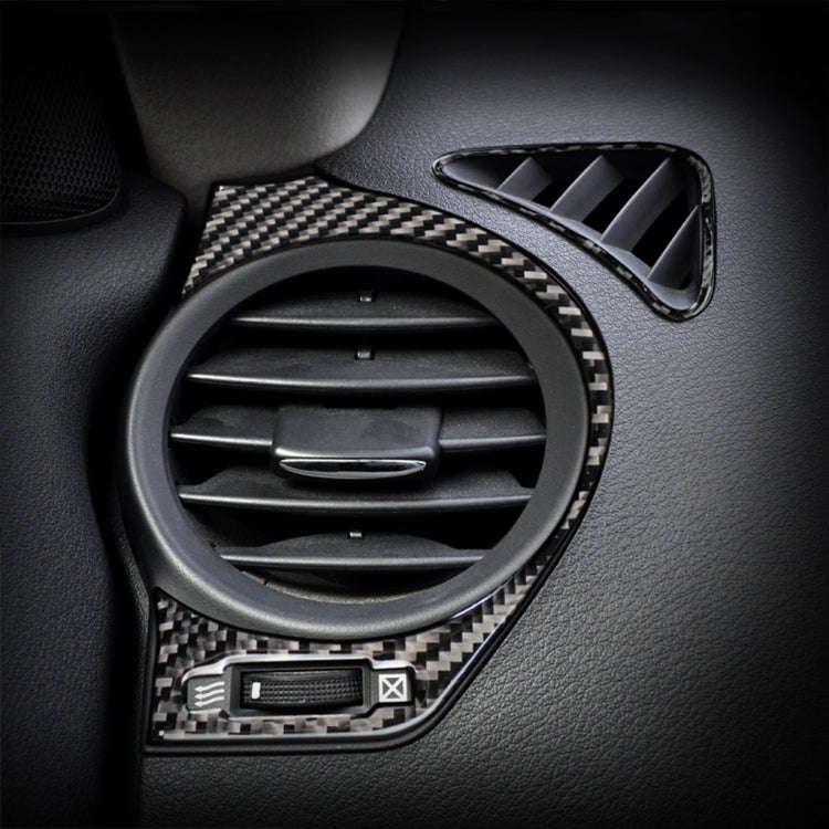 Car Carbon Fiber Big Left and Right Air Outlet Decorative Sticker for Lexus IS250 300 350C 2006-2...