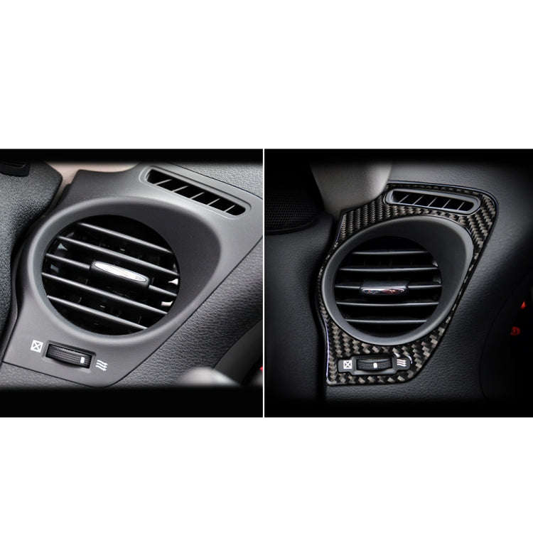 Car Carbon Fiber Big Left and Right Air Outlet Decorative Sticker for Lexus IS250 300 350C 2006-2...