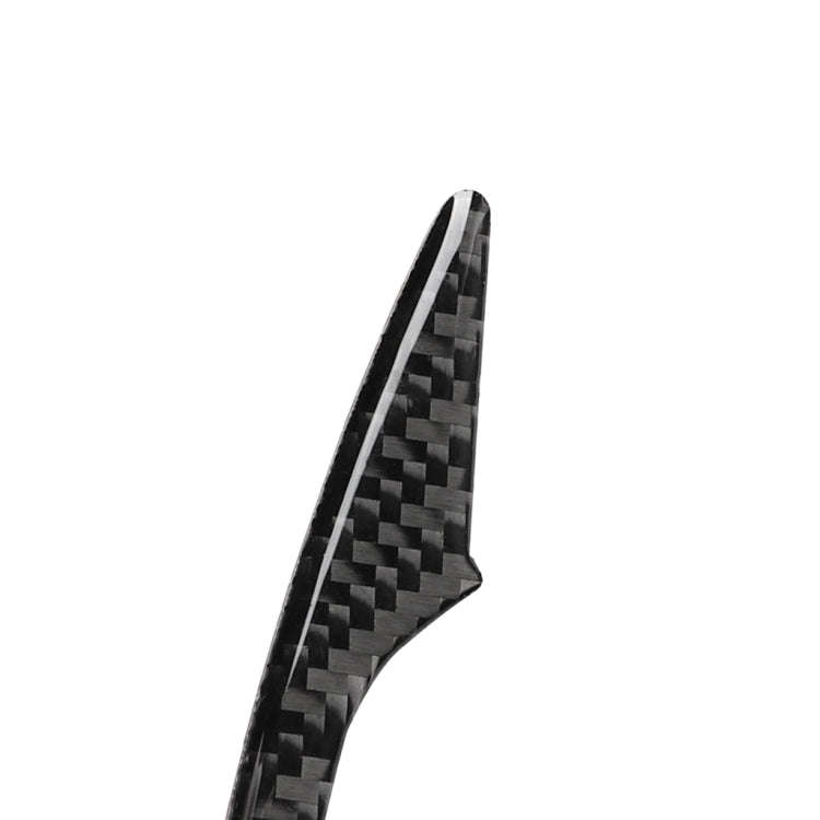 4 PCS Car Carbon Fiber Door Outside Handle Decorative Sticker for Audi A3 2014-2019, Left and Rig...