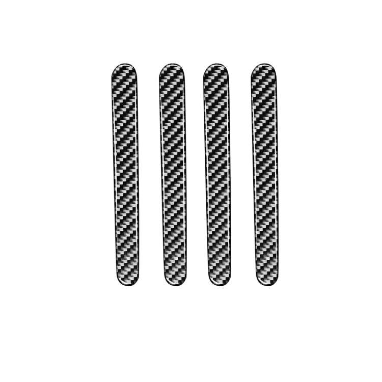 4 PCS Car Carbon Fiber Door Outside Handle Decorative Stickers for Chevrolet Cruze 2009-2015, Lef...