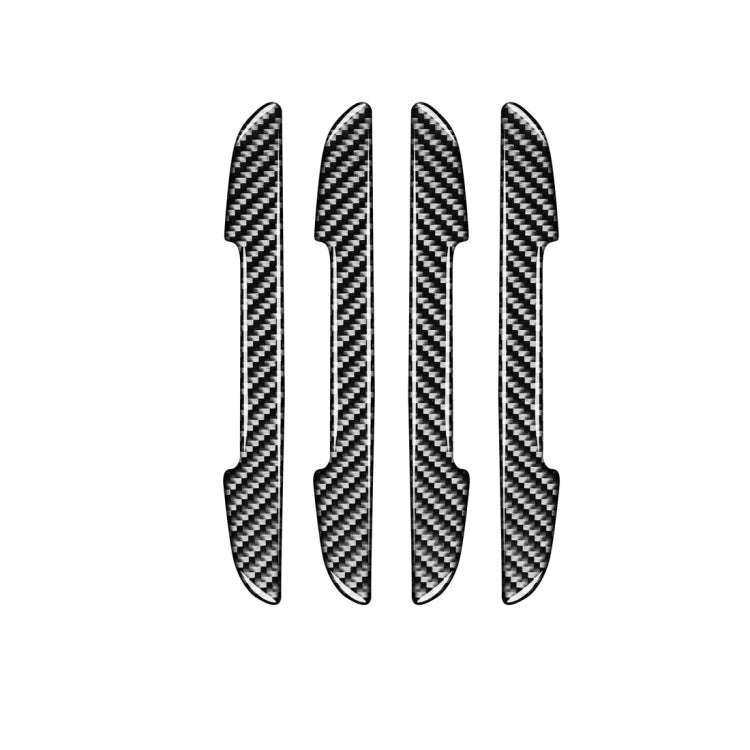 4 PCS Car Carbon Fiber Side Anti-collision Bumper Strip for Chevrolet Cruze 2009-2015, Left and R...