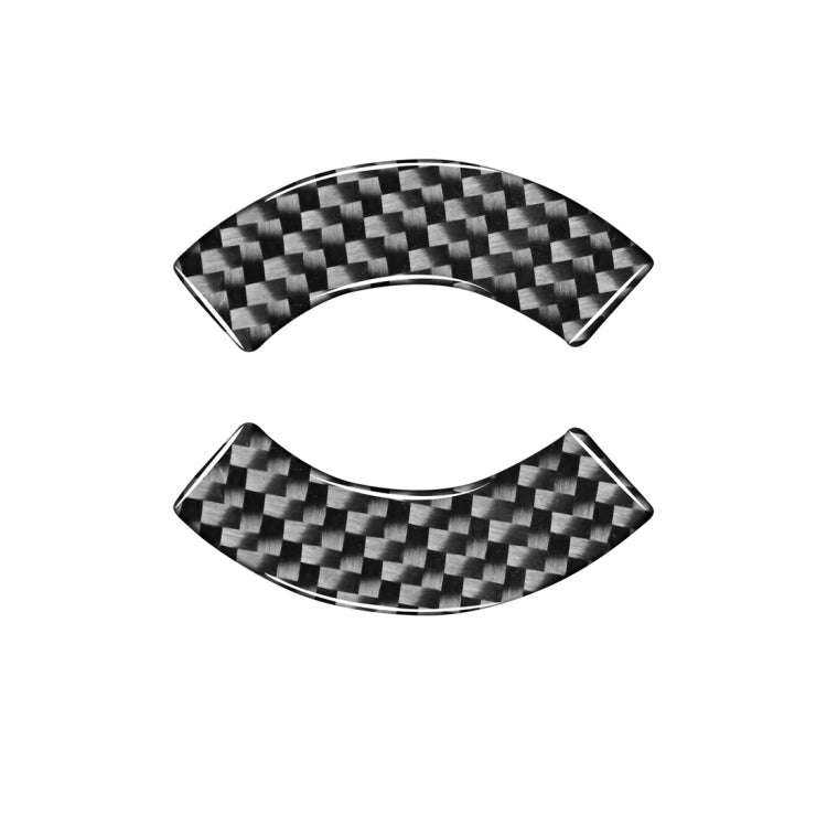 Car Carbon Fiber CD Button Decorative Sticker for Chevrolet Cruze 2009-2015, Left and Right Drive...