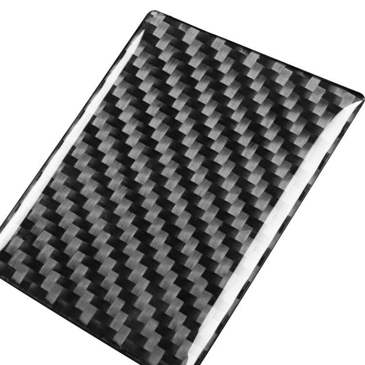 Car Carbon Fiber Front Passenger Seat Storage Box Handle Decorative Stickers for Jaguar F-PACE X7...