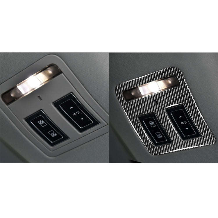 Car Carbon Fiber Reading Lamp Decorative Stickers for Jaguar F-PACE X761 XE X760 XF X260 XJ 2016-...