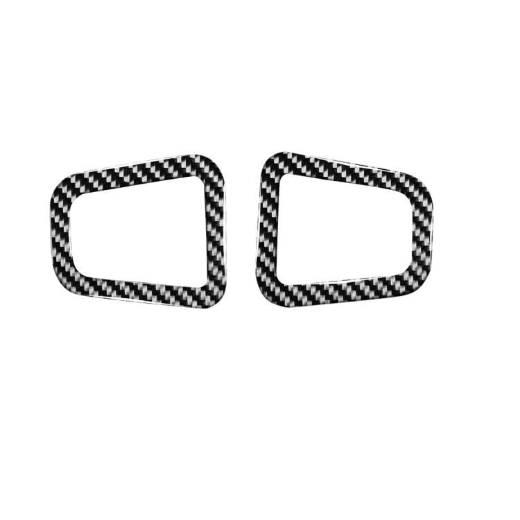 Car Carbon Fiber Dashboard Air Outlet Decorative Sticker for Land Rover Discovery 4 2010-2016, Le...