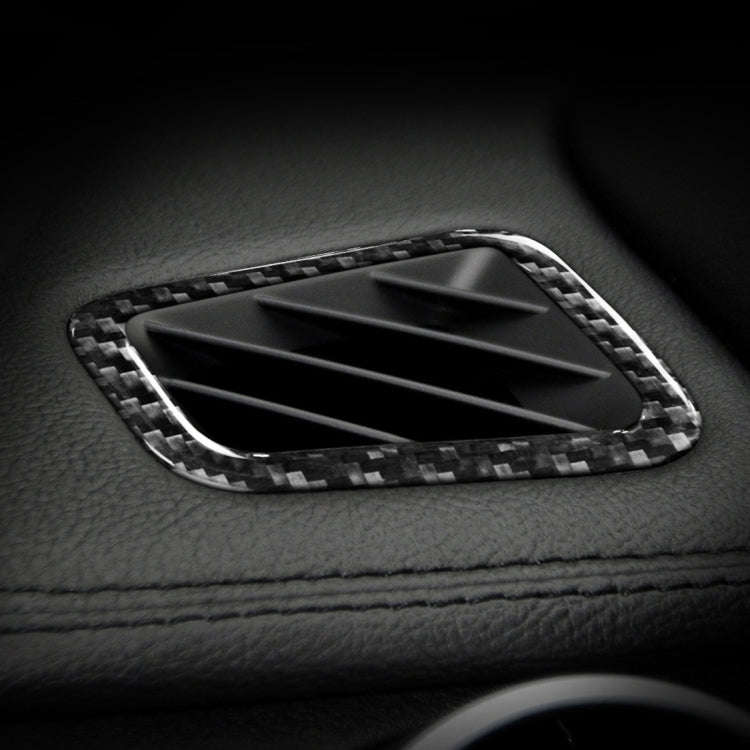 Car Carbon Fiber Dashboard Air Outlet Decorative Sticker for Land Rover Discovery 4 2010-2016, Le...