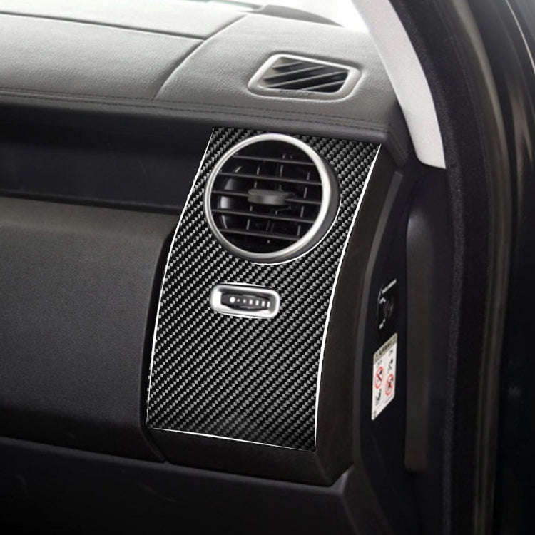 Car Carbon Fiber Central Control Side Air Outlet Decorative Sticker for Land Rover Discovery 4 20...