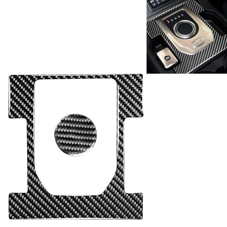 Car Carbon Fiber Gearshift Panel Decorative Sticker for Land Rover Discovery 4 2010-2016, Left an...