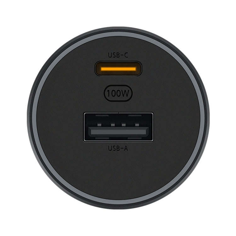 Original Xiaomi CC07ZM 100W Dual Ports USB + USB-C / Type-C Car Charger Fast Charging Version 1A1C
