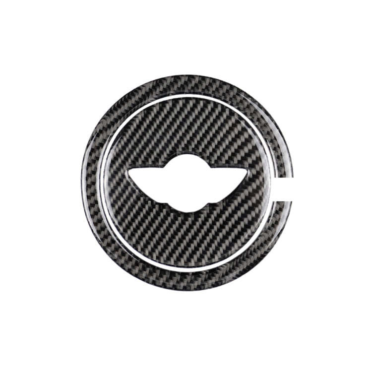 2 PCS Car Steering Wheel R Chassis Carbon Fiber Decorative Sticker for BMW MINI R55 / R56 / Count...