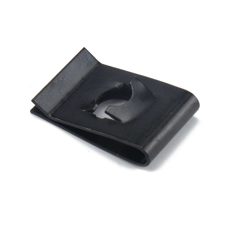 120 PCS Black U Nut Kit Spire Clips No.14 Zinc Speed Fasteners Lug Nuts