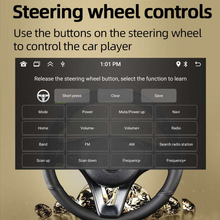 HD 7 inch Single Din Car Android Player GPS Navigation Bluetooth Touch Stereo Radio, Support Mirr...