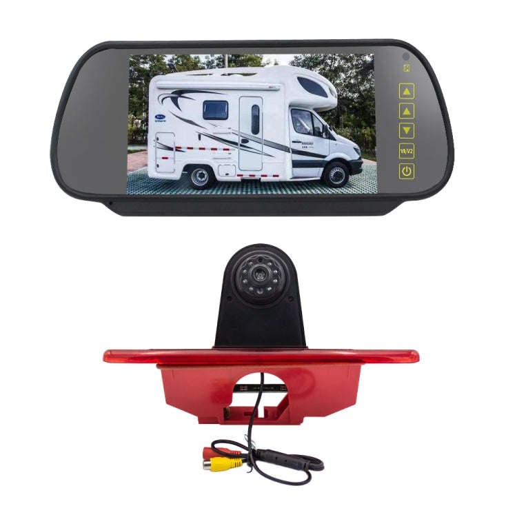PZ465 Car Waterproof Brake Light View Camera + 7 inch Rearview Monitor for Citroen / Peugeot / To...