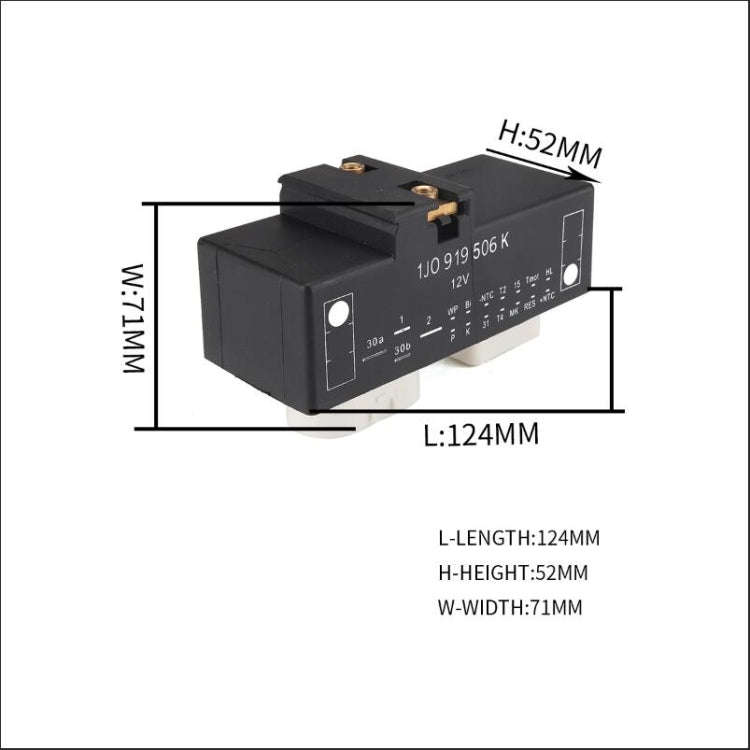 Car Relay Air Conditioning Controller 1J0919506K  for Volkswagen Bora / Golf 4
