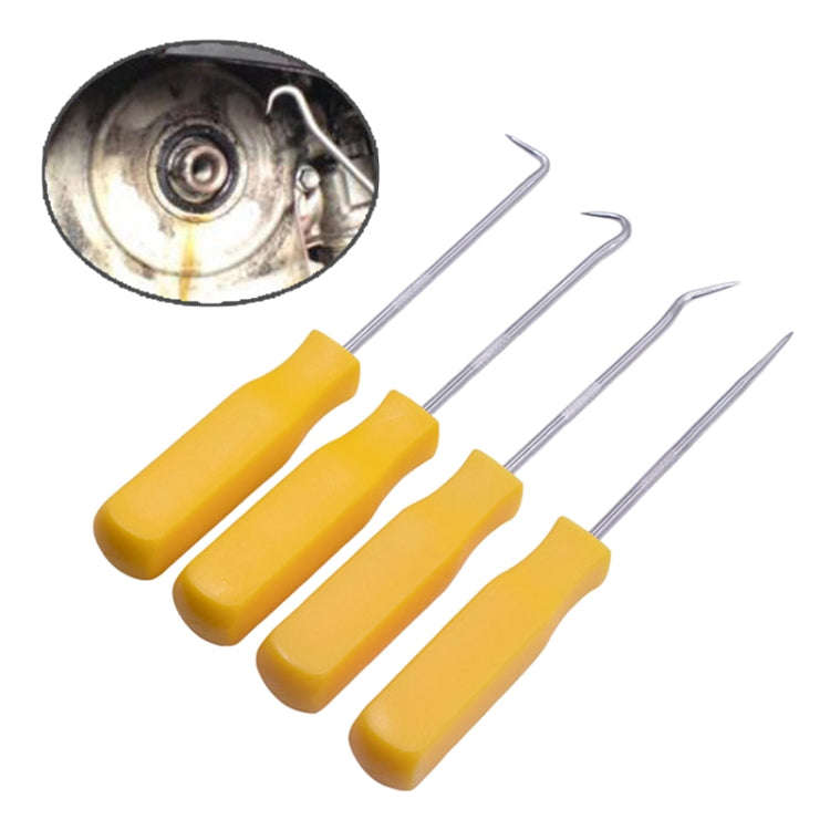 4 PCS Car Pick and Hook Set O Ring Oil Seal Gasket Puller Remover Craft Hand Tool Car Remover Too...
