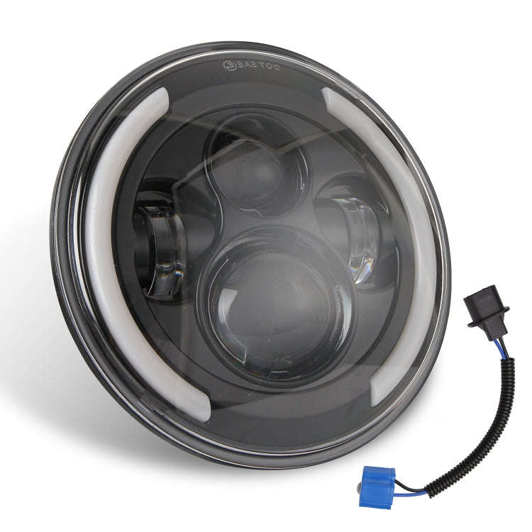 7 inch H4 / H13 DC 9V-30V 3000LM 3000K-6000K 25W Car Round Shape LED Headlight Lamps for Jeep Wra...