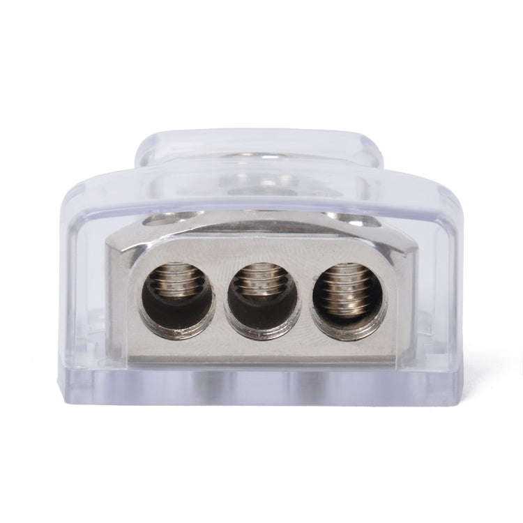 3-Way Car Audio Stereo Amp Power / Ground Cable Splitter Distribution Block 4GA