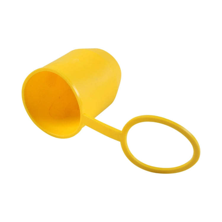 50mm Plastic Car Truck Tow Ball Cover Cap Towing Hitch Trailer Towball Protection (Yellow)
