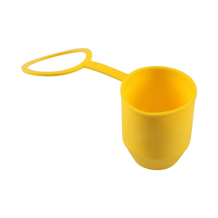 50mm Plastic Car Truck Tow Ball Cover Cap Towing Hitch Trailer Towball Protection (Yellow)