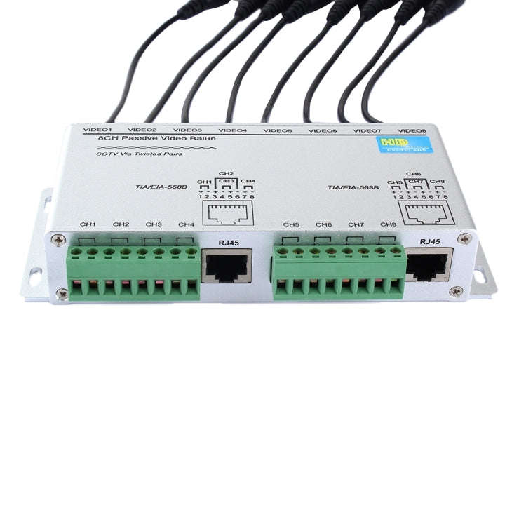 HD208 HD-CVI/TVI/AHD CCTV 8CH Passive Video Balun