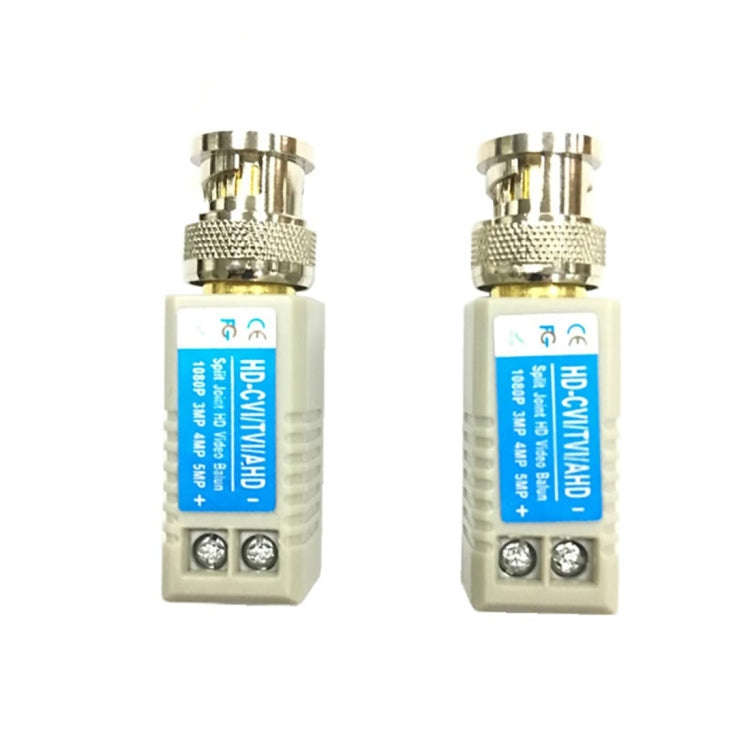 2 PCS Anpwoo 100B Upgrade Version Screw-type Coaxial HD-CVI/AHD/CVI 1CH Passive Transceiver Video...