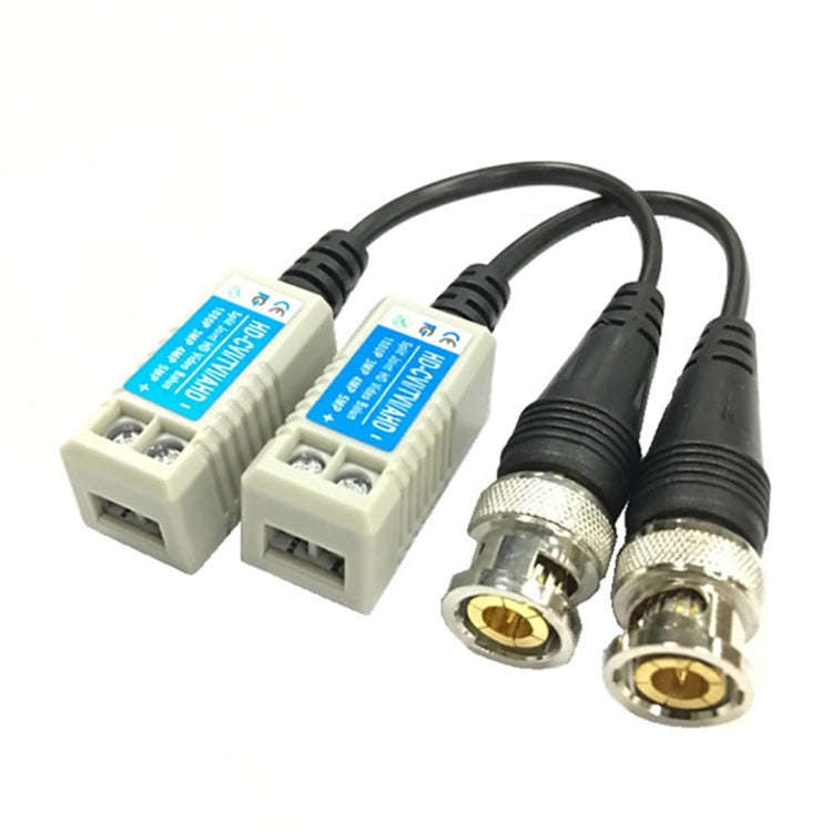 2 PCS Anpwoo 100C Upgrade Version Screw-type Coaxial HD-CVI/AHD/CVI 1CH Passive Transceiver Video...