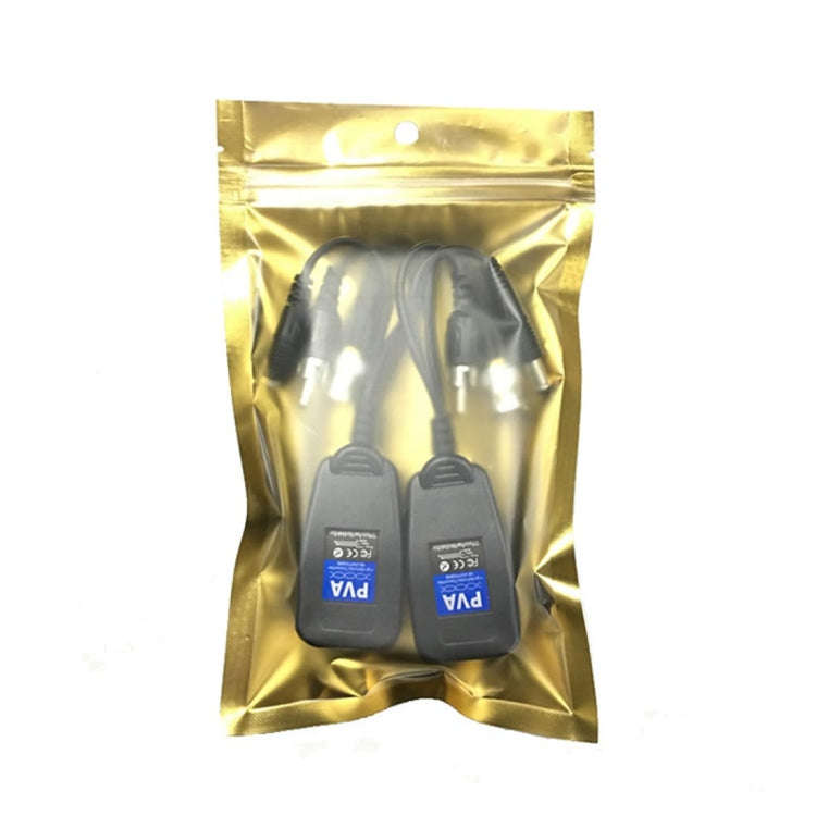2 PCS Anpwoo 205PVA  3 in 1 Power + Video + Audio Balun HD-CVI/AHD/CVI Passive Twisted Transceiver