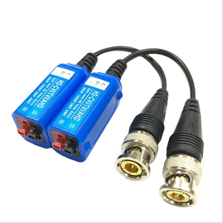 2 PCS Anpwoo 210C Spliceable Screwless-type Coaxial HD-CVI/AHD/TVI 1CH Passive Transceiver Video ...