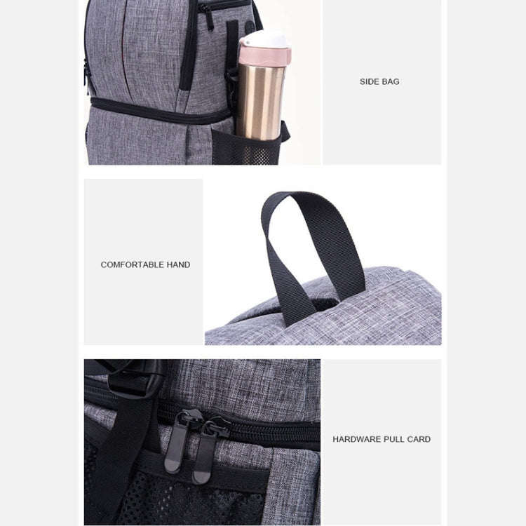 Multi-functional Waterproof Nylon Shoulder Backpack Padded Shockproof Camera Case Bag for Nikon C...