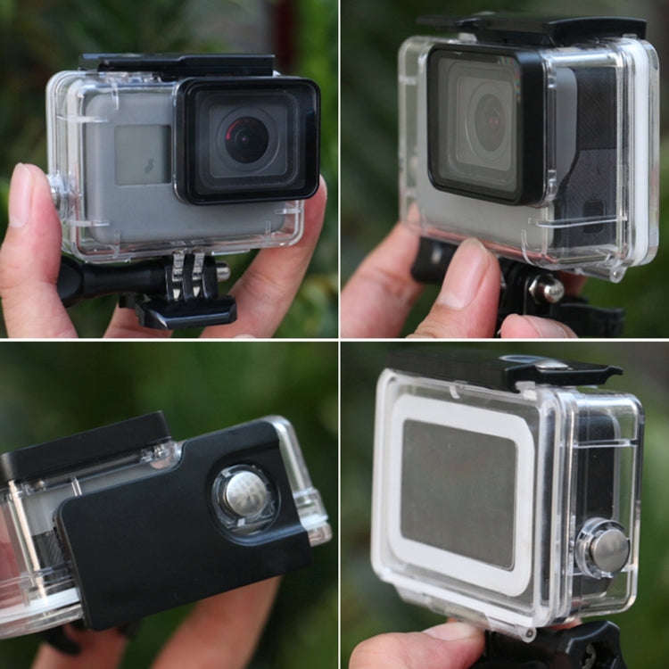 45m Waterproof Housing Protective Case with Buckle Basic Mount & Screw for GoPro HERO6 Black / HE...