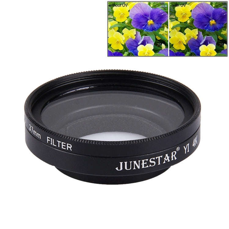 JUNESTAR for Xiaomi Xiaoyi Yi II 4K Sport Action Camera Proffesional 37mm UV Filter + Lens Protec...
