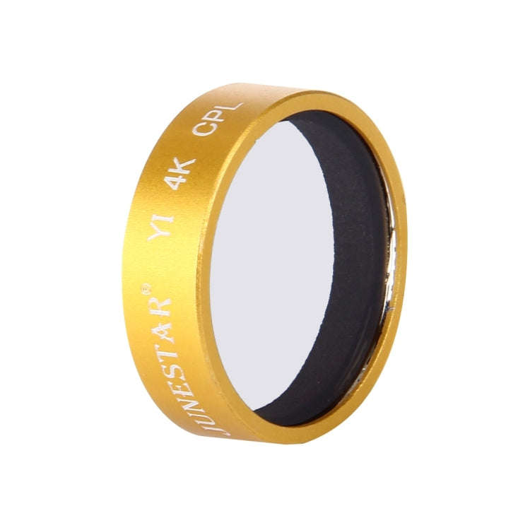 JUNESTAR for Xiaomi Xiaoyi Yi II 4K Sport Action Camera Proffesional CPL Filter(Gold)