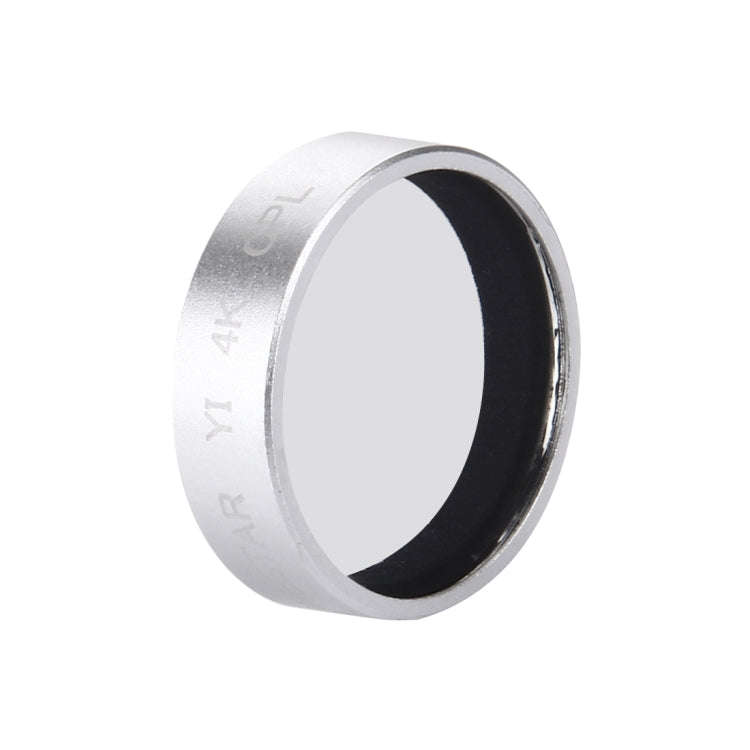 JUNESTAR for Xiaomi Xiaoyi Yi II 4K Sport Action Camera Proffesional CPL Filter(Silver)
