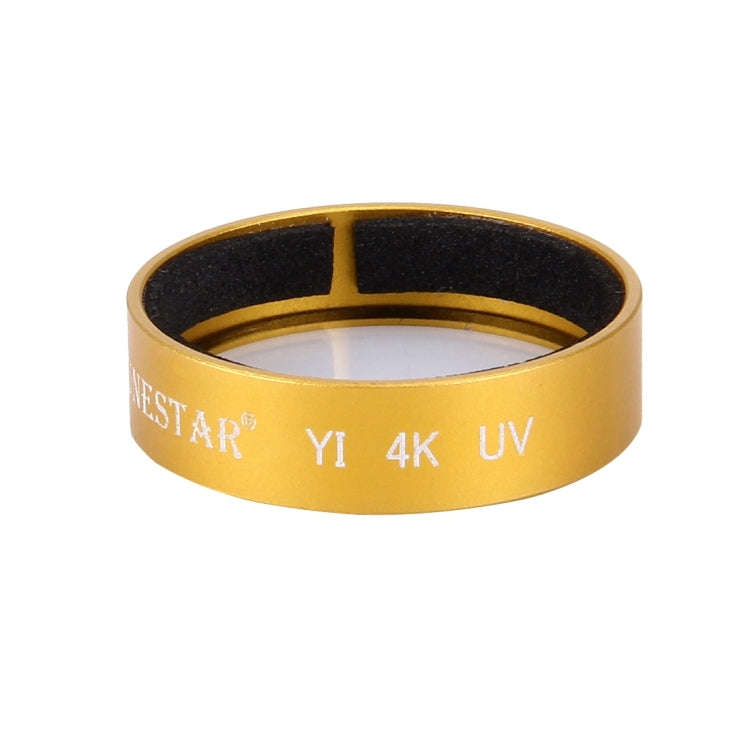 JUNESTAR for Xiaomi Xiaoyi Yi II 4K Sport Action Camera Proffesional UV Filter(Gold)