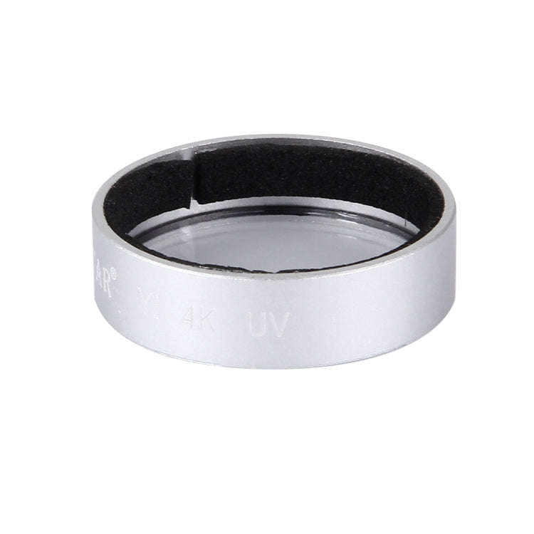 JUNESTAR for Xiaomi Xiaoyi Yi II 4K Sport Action Camera Proffesional UV Filter(Silver)