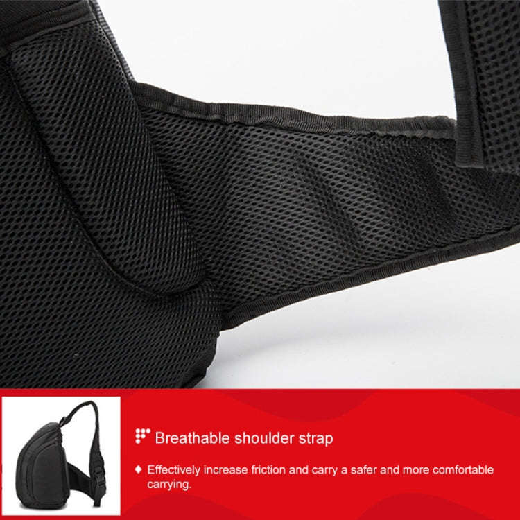 INDEPMAN DL-B011 Portable Scratch-proof Outdoor Sports Sling Shoulder Bag Chest Pack Micro Single...
