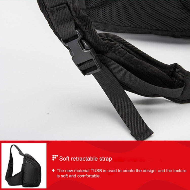 INDEPMAN DL-B011 Portable Scratch-proof Outdoor Sports Sling Shoulder Bag Chest Pack Micro Single...