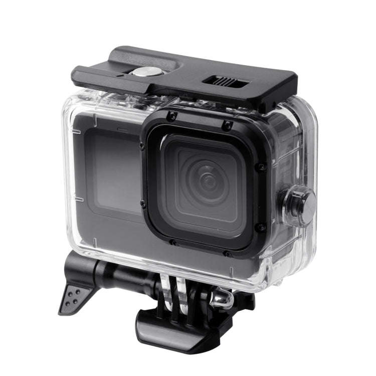 Waterproof Case + Touch Back Cover + Color Lens Filter for GoPro HERO10 Black / HERO9 Black (Pink)