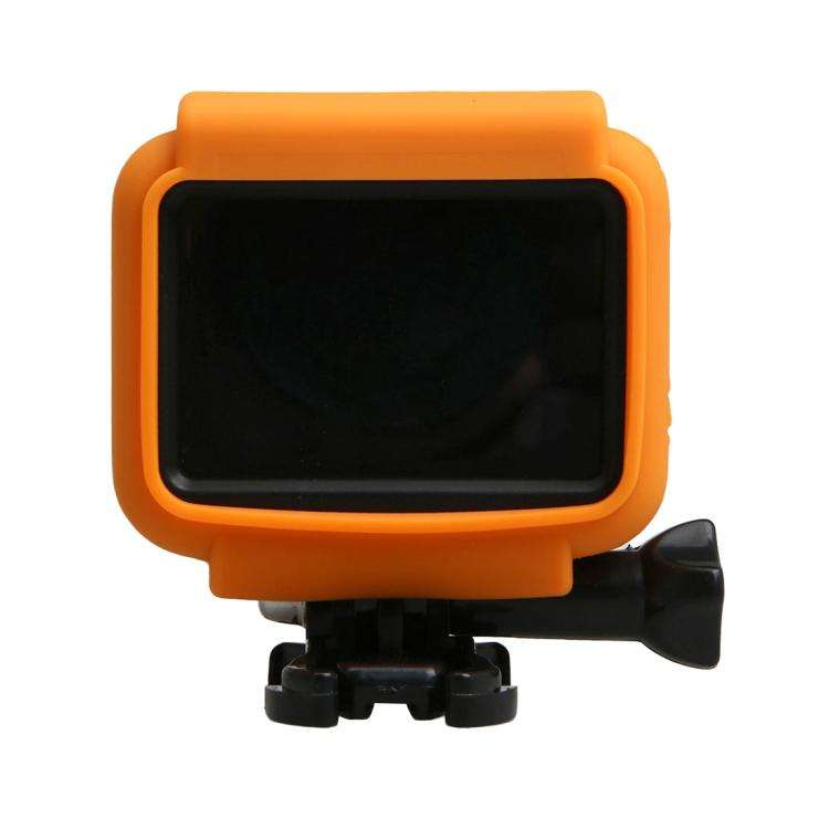Original for GoPro HERO5 Silicone Border Frame Mount Housing Protective Case Cover Shell(Orange)
