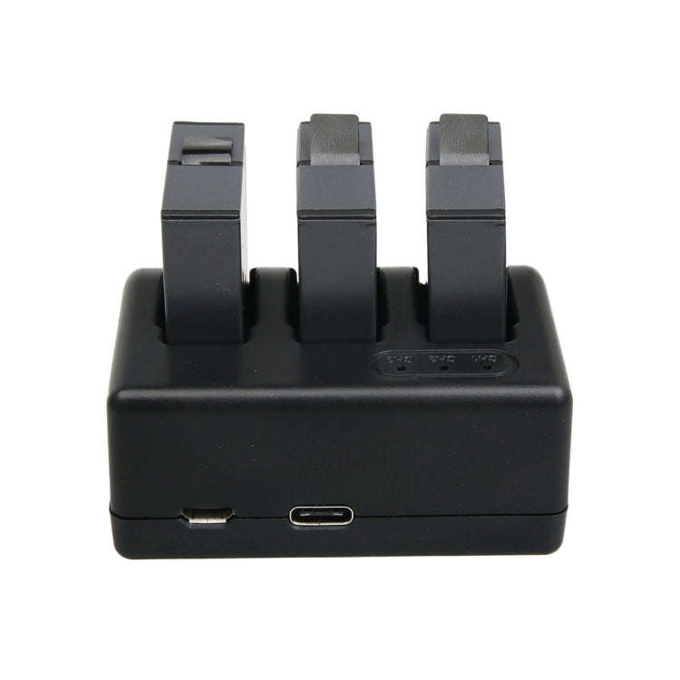 For GoPro HERO5 AHDBT-501 Travel Charger with V8 Port & USB-C / Type-C Port & LED Indicator Light