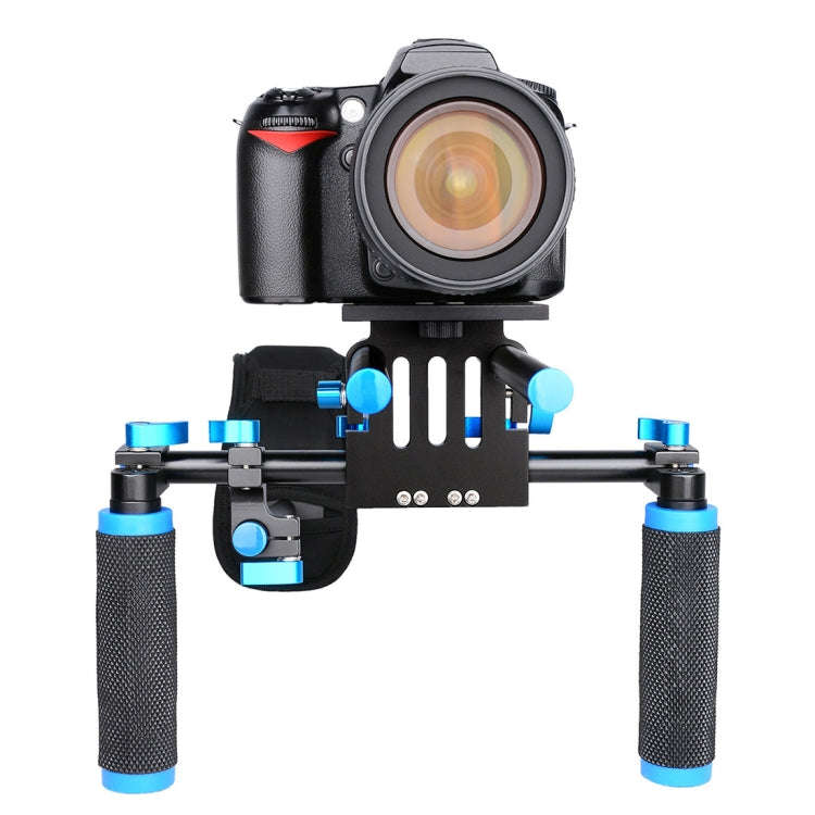 YELANGU YLG0102A-A01 Dual Handle Shoulder Mount Support Kit DSLR Rig(Black)