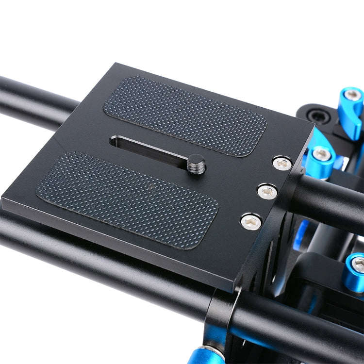 YELANGU YLG0102A-A01 Dual Handle Shoulder Mount Support Kit DSLR Rig(Black)