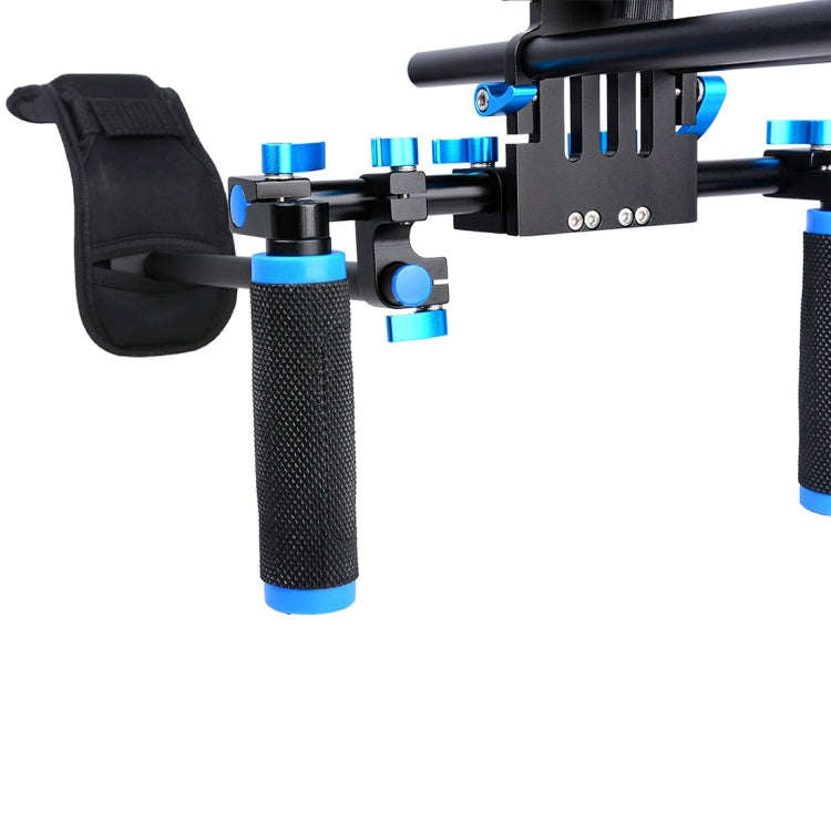 YELANGU YLG0102A-A01 Dual Handle Shoulder Mount Support Kit DSLR Rig(Black)