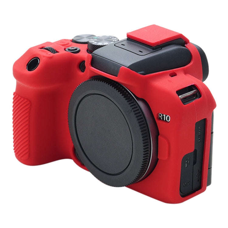 For Canon EOS R10 Soft Silicone Protective Case (Red)
